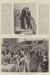 La Visita del Presidente Faure in Russia da Louis Remy Sabattier